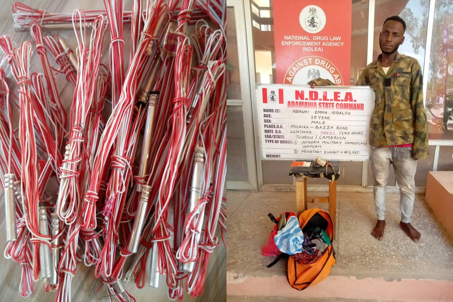 NDLEA intercepts explosives going to bandits