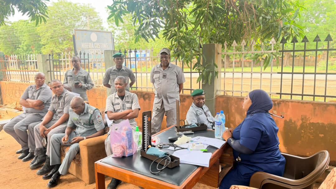 Customs Conduct Medical Outreach for Officers in Oyo/Osun
