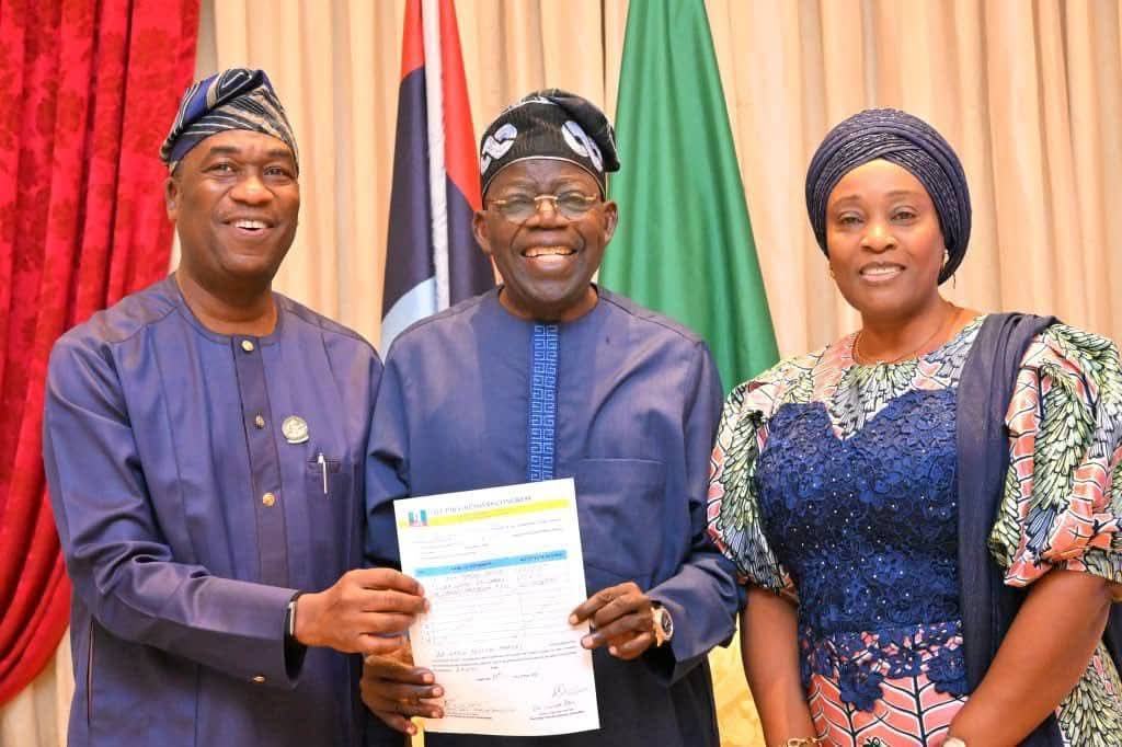 Hamzat presents APC primary results to Tinubu, signals post-primary consolidation in Lagos
