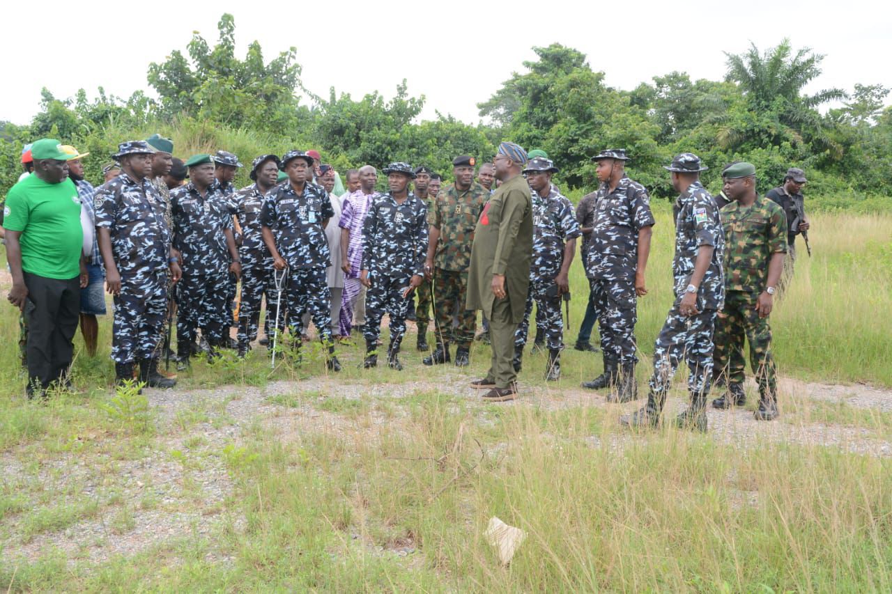 Security Chiefs conduct joint operational assessment, show of force along Ogun–Ondo border