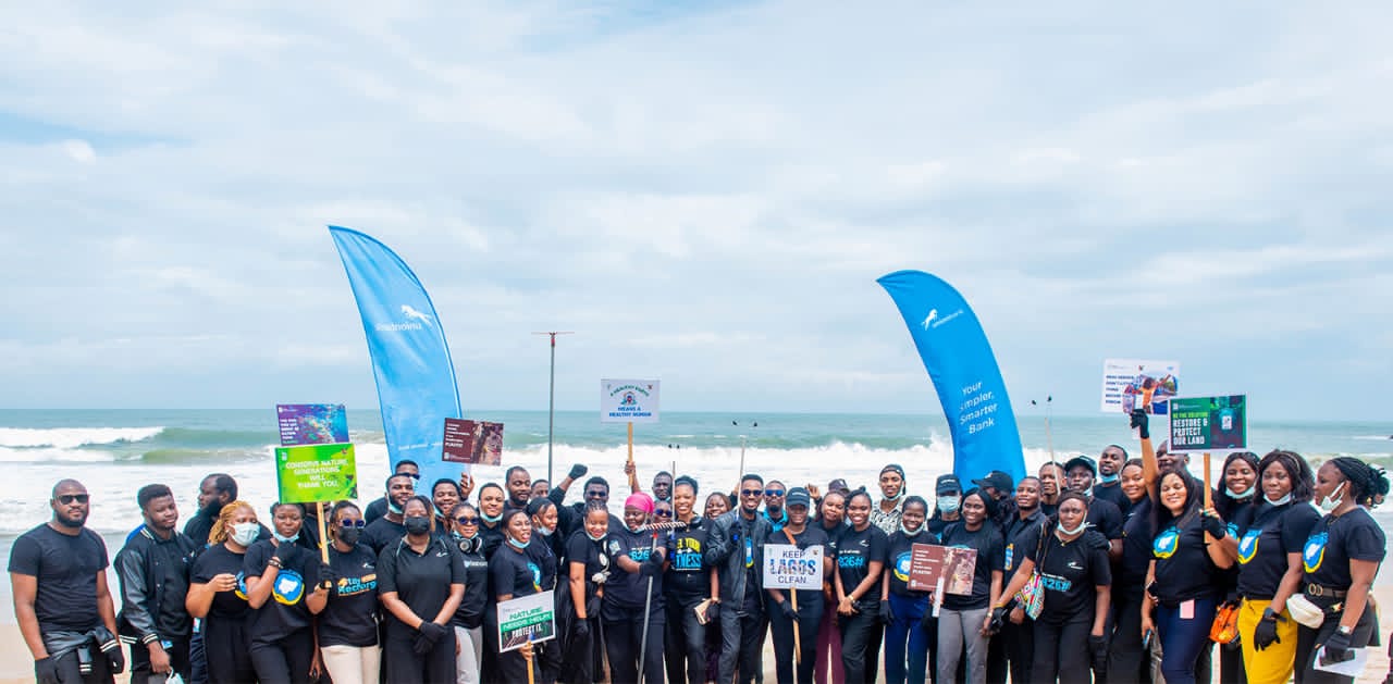 Union Bank Employees Remove Over 200kg of Waste in Lagos Beach Cleanup